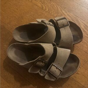 Birkenstock Tan Suede Sandals